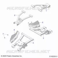 SUSPENSION ARRIERE CONTROL ARMS