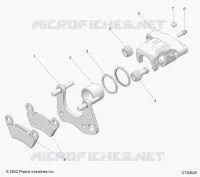 BRAKES, ETRIER DE FREIN ARRIERE