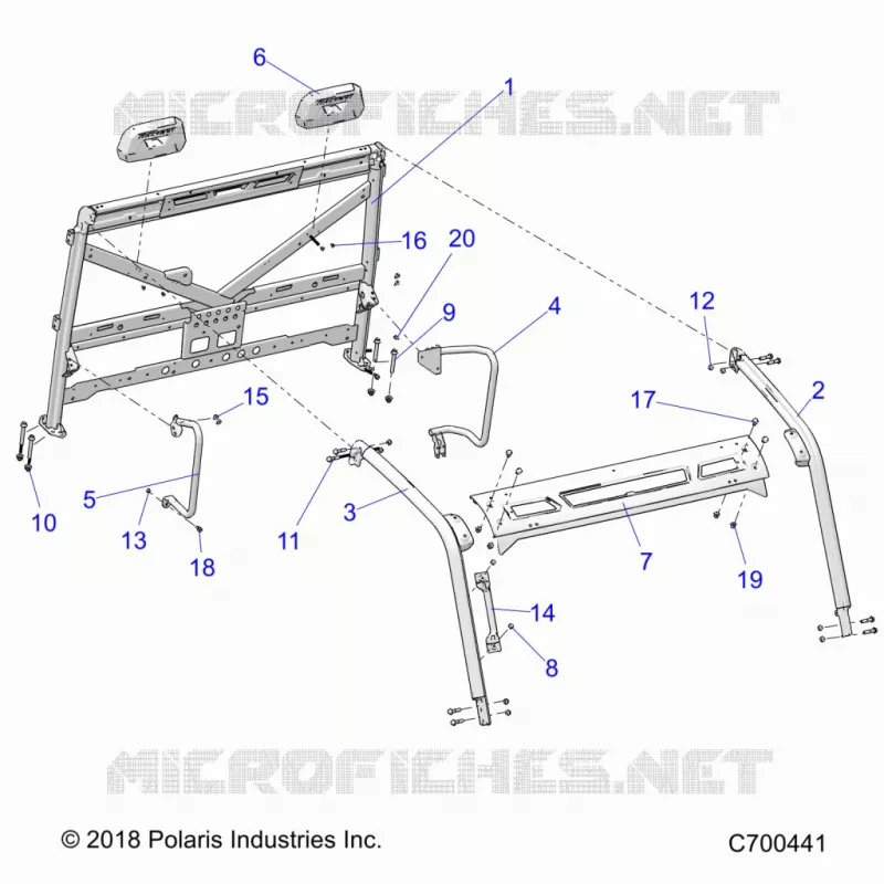 CHASSIS, CAB CADRE