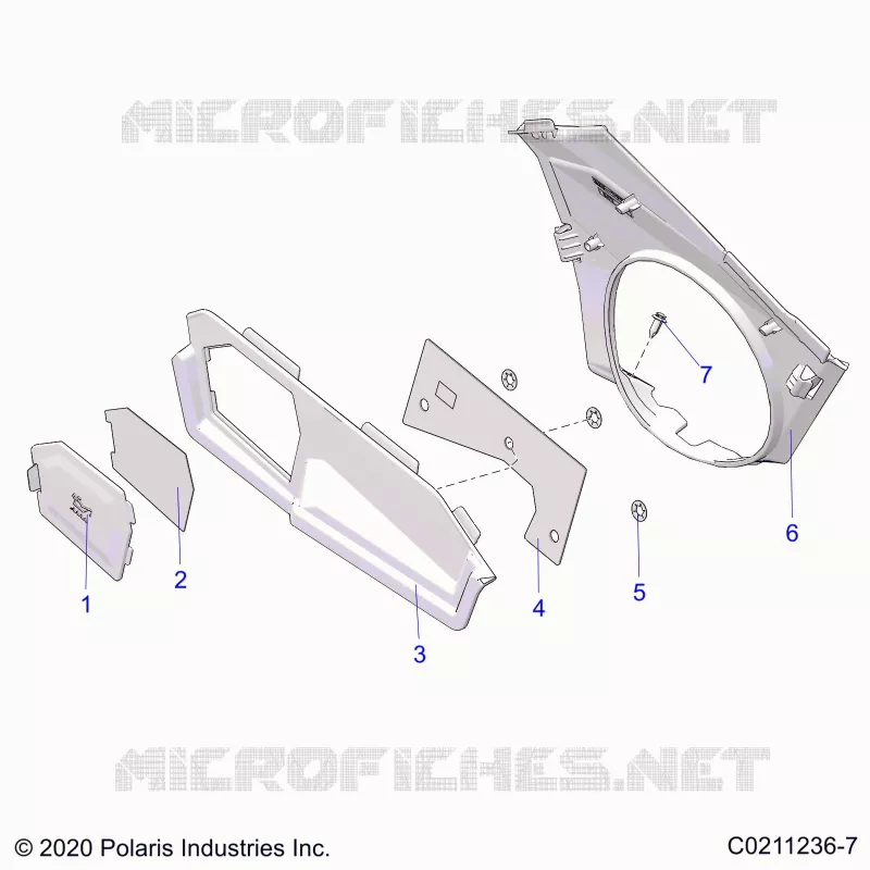 CLOSE OFF PANEL and ACCESS PANEL