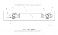 DRIVE TRAIN, FRONT ARBRE DE TRANSMISSION