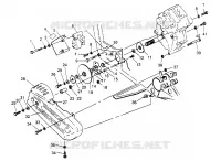 PONT/FREIN AND COUVERCLE DE CHAINEE MOUNTING  4X4 400L W948140 (4926772677C003)
