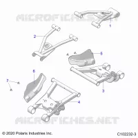 SUSPENSION ARRIERE CONTROL ARMS