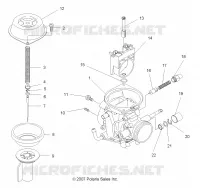 MOTEUR, CARBURATEUR, UPPER