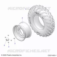 ROUES, FRONT TIRE