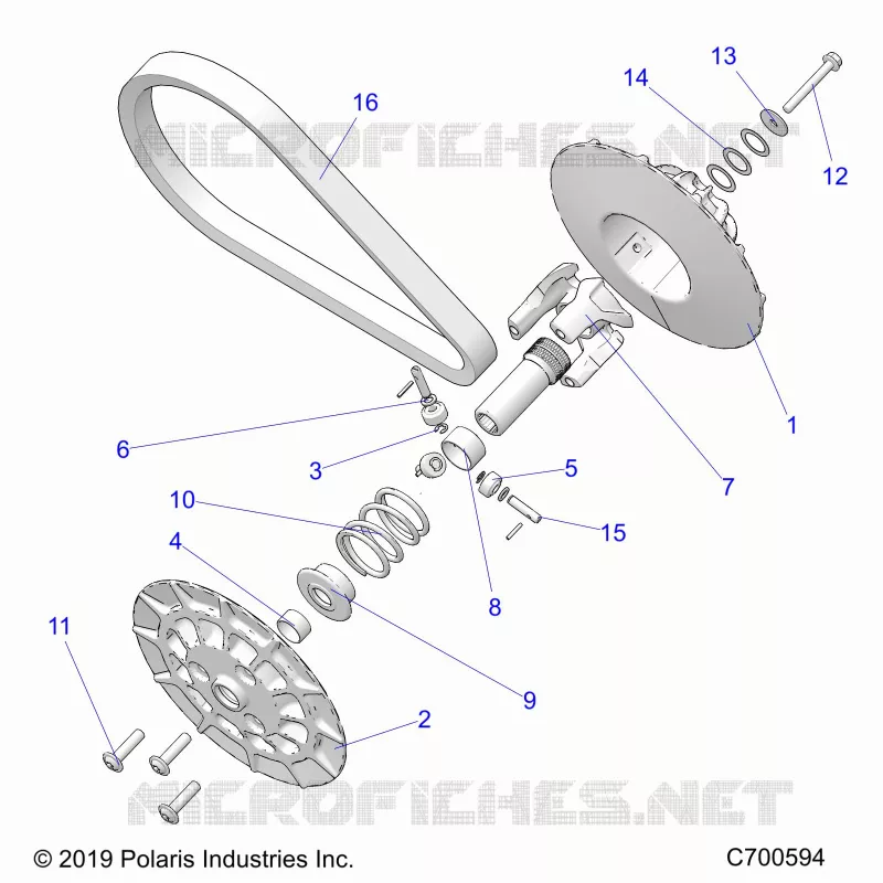 SYSTÃˆME DE TRANSMISSION, CLUTCH, SECONDARY