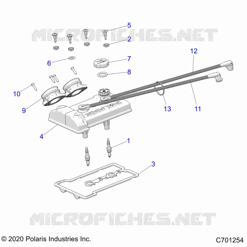 ENGINE, THROTTLE BODY AND COUVERCLE SOUPAPE