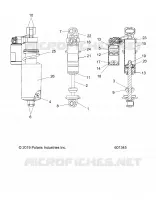 SUSPENSION, AMORTISSEUR AVANT TRACK (7045300)
