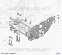 CHASSIS, MOUNTING, FRONT GEARCASE