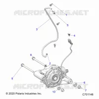SYSTÃˆME DE TRANSMISSION, FRONT GEARCASE MOUNTING