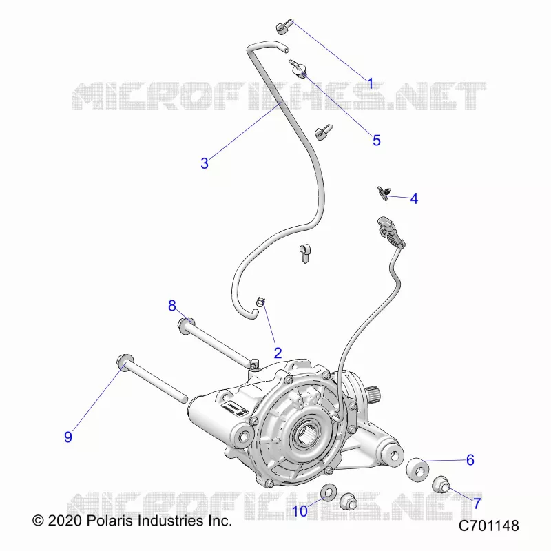 SYSTÃˆME DE TRANSMISSION, FRONT GEARCASE MOUNTING
