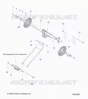 SUSPENSION, BRAS DE SUSPENSION ARRIERE