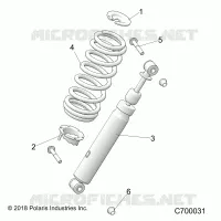 SUSPENSION AVANT SHOCK MOUNTING