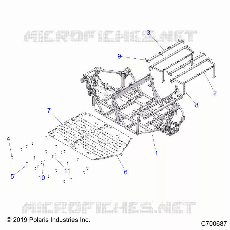 CHASSIS, MAIN CADRE