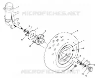 ROUE AVANT 2x4 400L W947540 (4926752675B002)