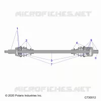 SYSTÃˆME DE TRANSMISSION, HALF SHAFT, FRONT