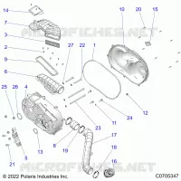 SYSTÃˆME DE TRANSMISSION, CLUTCH COVER AND DUCTING