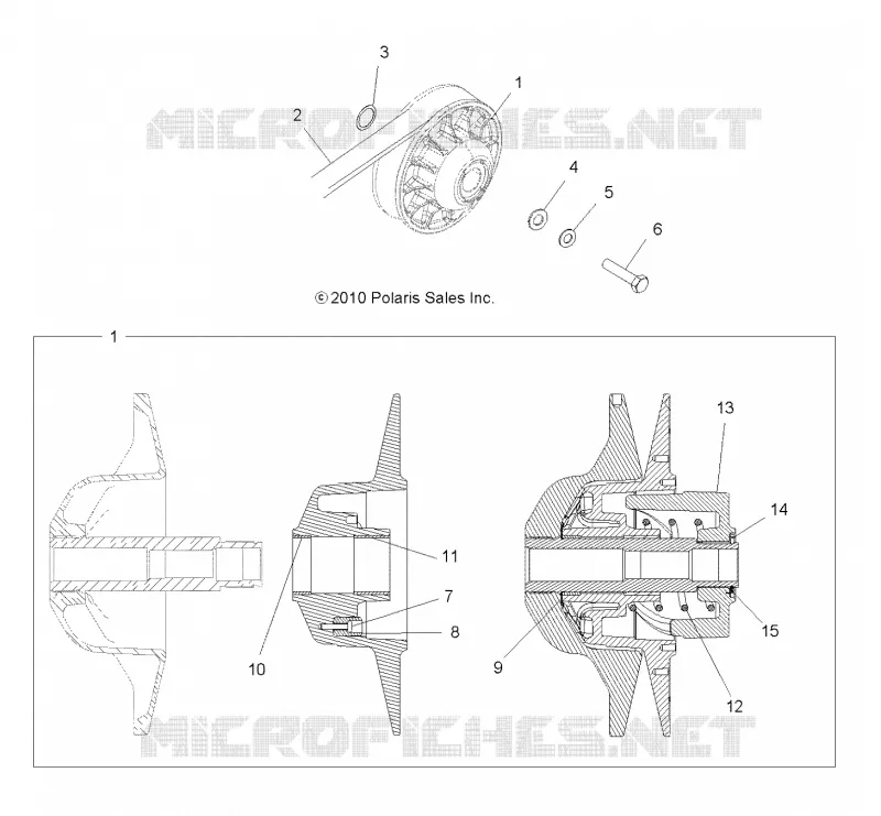 SYSTÈME DE TRANSMISSION, SECONDARY CLUTCH