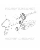 MOTEUR, TIMING PULLEY, TIMING BELT, JOCKEY PULLEY