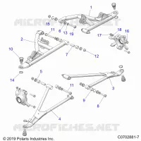 SUSPENSION AVANT CONTROL ARMS