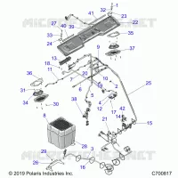 OPT, PREP AUDIO ELECTRICITE COMPONANTS (ROOF) R20RSU99/A/B (C700817)