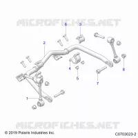 SUSPENSION, FRONT BARRE STABILISATRICE