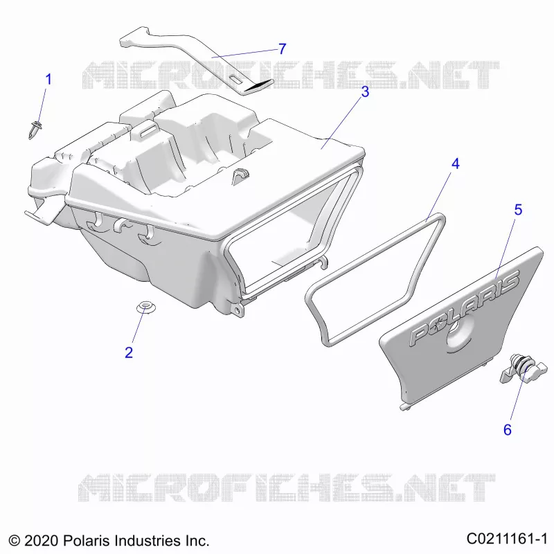 BODY, COFFRE, REAR