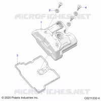 ENGINE, COUVERCLE SOUPAPE