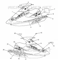 EMBLEMES SL 900 B964291 and  Intl. SL 900 I964291 (4935583558A007)