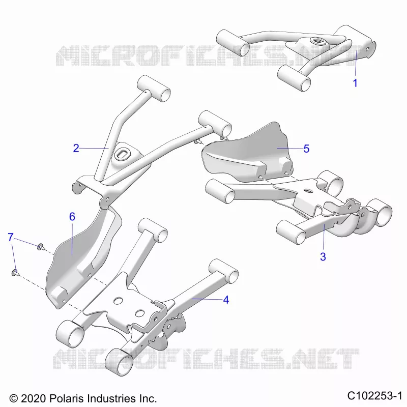 SUSPENSION ARRIERE CONTROL ARMS