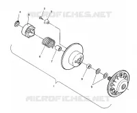 EMBRAYAGE DE TRANSMISSION ASSEMBLY LITE/0933433,STARLITE/0933427 AND  LITE DELUXE/09334 (4922972297020A)