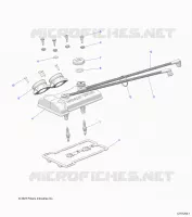 ENGINE, THROTTLE BODY AND COUVERCLE SOUPAPE