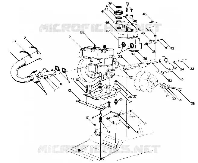 SUPPORT MOTEUR Sprint and Sprint E/S (4912721272014A)