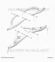 SUSPENSION AVANT CONTROL ARMS MOUNTING