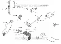 ELECTRICITE, SWITCHES, HARNESS AND PARTS