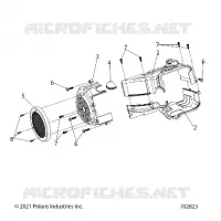 ENGINE, FAN COVER AND CARROSSERIE ET BOITE A GANTS COMP