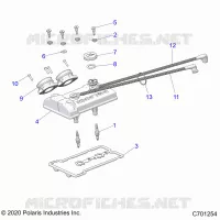 ENGINE, THROTTLE BODY AND COUVERCLE SOUPAPE