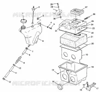 RESERVOIR D'HUILE/BOITE A AIR 600 RMK 0980958 AND EUROPEAN 600 RMK E980958 (4944634463C004)
