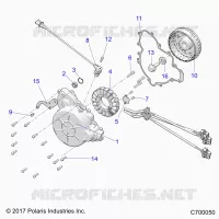 ENGINE, STATOR AND FLYROUE