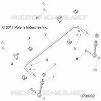 SUSPENSION, FRONT BARRE STABILISATRICE