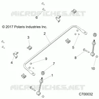 SUSPENSION AVANT STABILIZER BAR