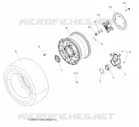 ROUES, REAR and HUB