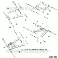 SUSPENSION ARRIERE CONTROL ARMS