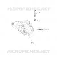 SYSTÈME DE TRANSMISSION, GEARCASE MOUNTING, FRONT