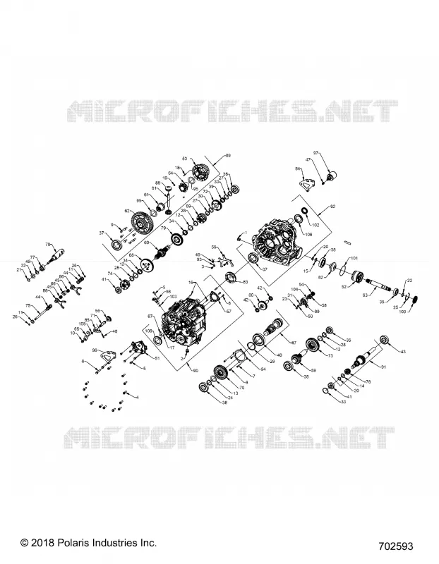 DRIVE TRAIN, PONT PRINCIPAL INTERNALS