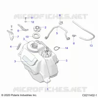 SYSTÃˆME D'ALIMENTATION, FUEL TANK ASM.