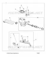 FREIN AVANT BRAKE LEVER AND MASTER CYLINDER