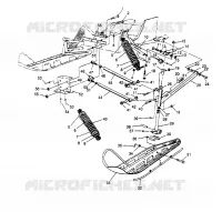 SUSPENSION AVANT AND SKI  500 EFI 0952774, EFI SKS 0952574,   EFI SKS PT 09 (4929052905B003)