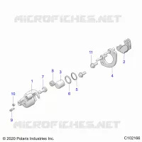 FREIN AVANT CALIPER