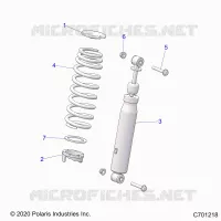 SUSPENSION, AMORTISSEUR AVANT MOUNTING